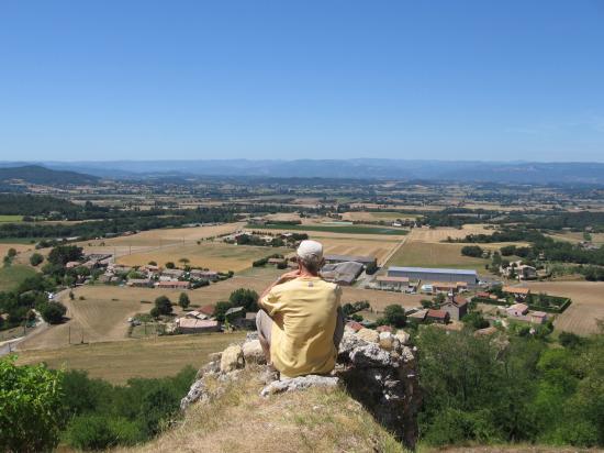 Vue sur la vallée du Rhône