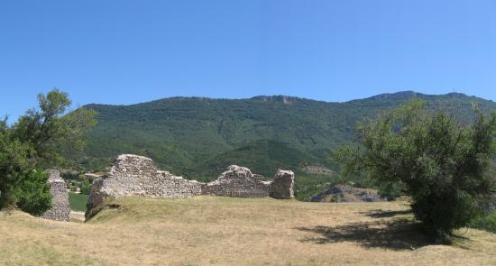 Le vercors depuis les ruines du château