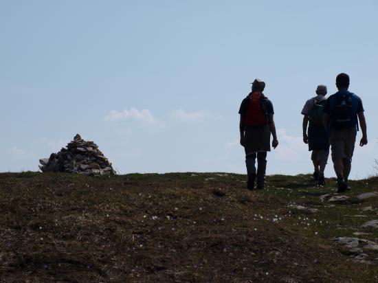 Cairn et nos randonneurs