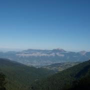 Vue sur Chamechaude et la Chartreuse (à la montée)