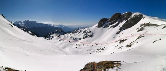 Depuis le col de la botte visorando 254178