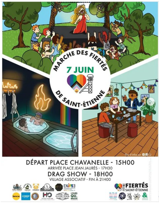 St etienne gay pride 7 juin 2025